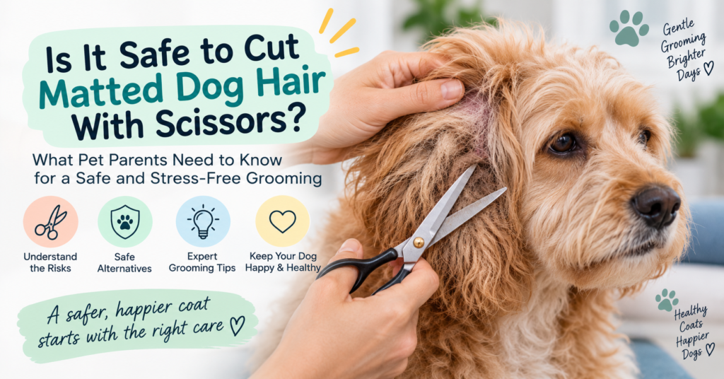 Is It Safe to Cut Matted Dog Hair With Scissors?
